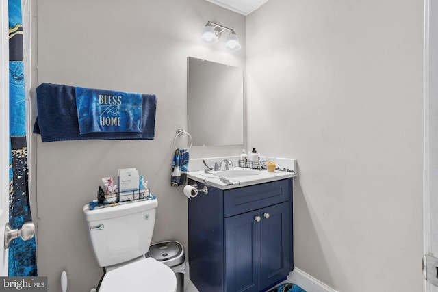 12 Bloomfield Ln, Willingboro, NJ 08046 - bathroom with toilet and vanity