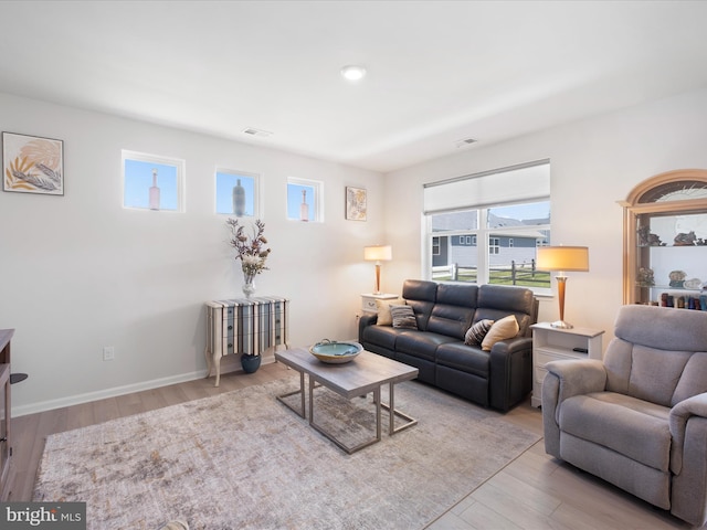 832 Red Maple Rd, Smyrna, DE 19977 - living area featuring wood finished floors and baseboards