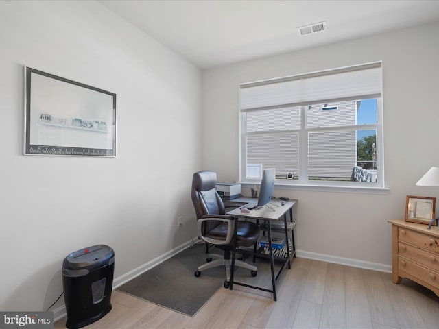 832 Red Maple Rd, Smyrna, DE 19977 - office area with wood finished floors and baseboards