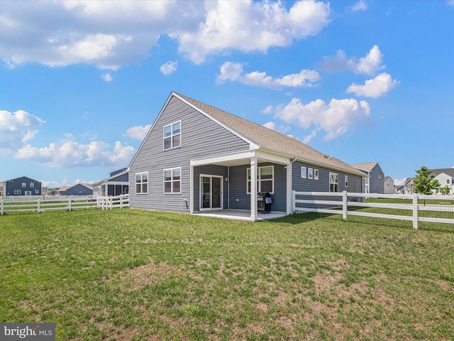 832 Red Maple Rd, Smyrna, DE 19977 - back of property with a patio