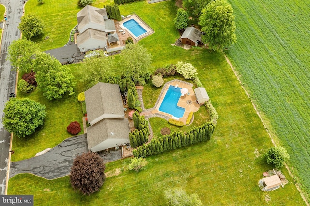 41 Diane Dr, Honey Brook, PA 19344 - bird's eye view of a pool