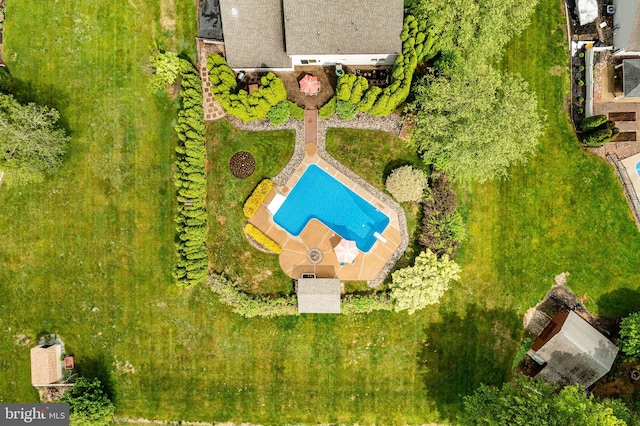 41 Diane Dr, Honey Brook, PA 19344 - bird's eye view of a pool