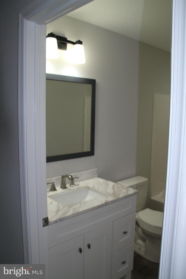1296 Dorchester Ave, Pocomoke City, MD 21851 - bathroom featuring vanity and toilet