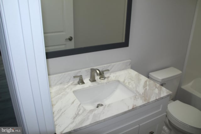 1296 Dorchester Ave, Pocomoke City, MD 21851 - full bathroom featuring vanity and toilet