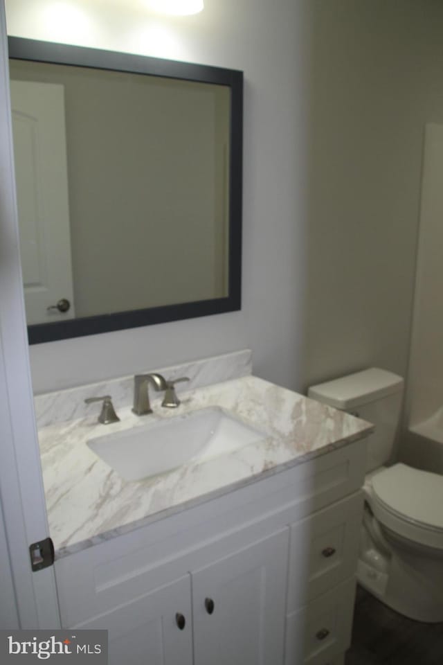 1296 Dorchester Ave, Pocomoke City, MD 21851 - bathroom featuring vanity and toilet
