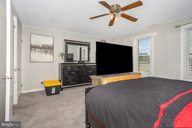 519 N 2nd St, Columbia, PA 17512 - bedroom with carpet floors, baseboards, and ceiling fan