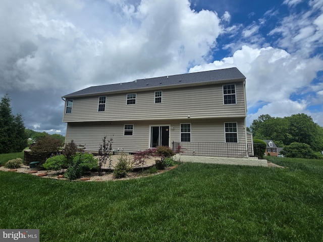 5513 Notched Beak Ct, Waldorf, MD 20601 - rear view of house with a yard and a patio area