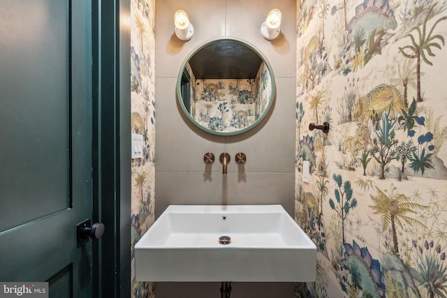 bathroom with a sink
