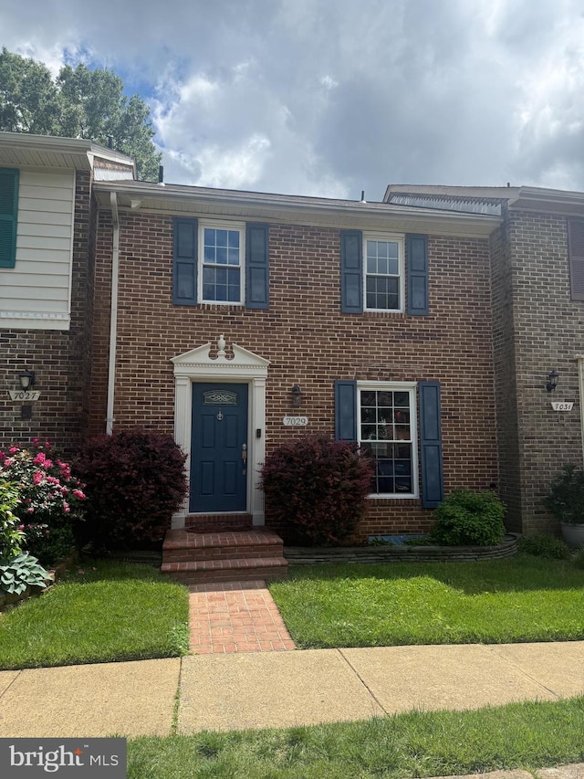 7029 Leewood Forest Dr, Springfield, VA 22151 - view of front of home featuring brick siding