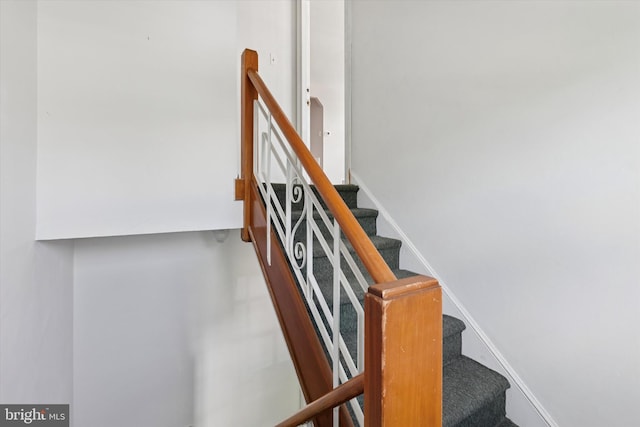 6920 Lawnton St, Philadelphia, PA 19128 - stairs with baseboards