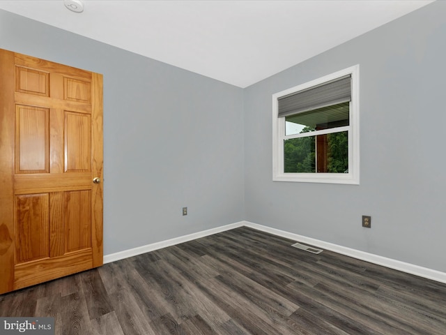 4106 Teklen Dr, Westminster, MD 21157 - empty room with dark wood-style flooring and baseboards