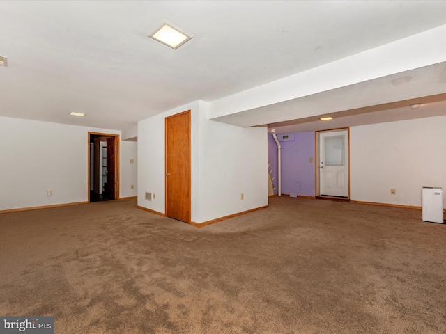 4106 Teklen Dr, Westminster, MD 21157 - finished below grade area featuring baseboards and carpet flooring