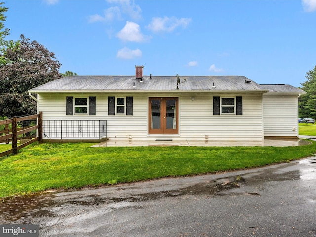4106 Teklen Dr, Westminster, MD 21157 - back of property featuring a chimney and a patio