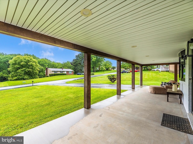 4106 Teklen Dr, Westminster, MD 21157 - porch featuring a lawn