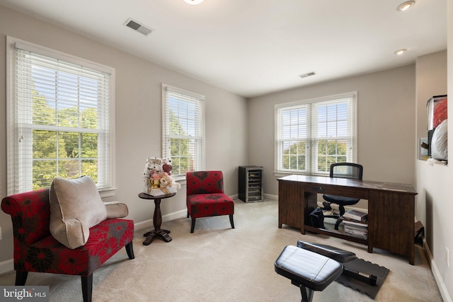 18309 Eldorado Way, Leesburg, VA 20176 - office featuring baseboards and light carpet