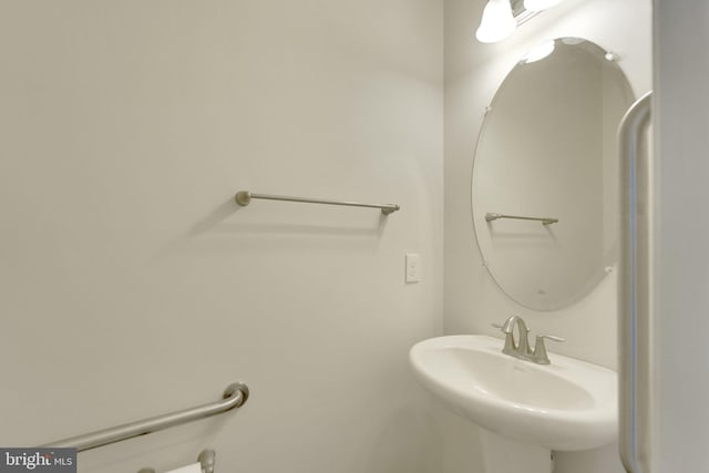 bathroom with a sink