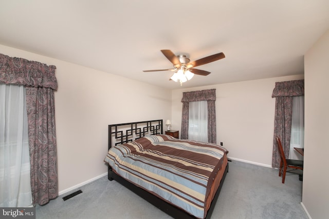 35 Alberts Way, Langhorne, PA 19047 - carpeted bedroom featuring baseboards and ceiling fan