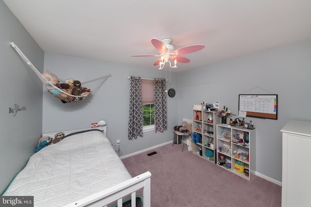 35 Alberts Way, Langhorne, PA 19047 - bedroom with carpet, baseboards, and ceiling fan