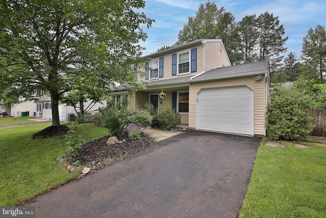 35 Alberts Way, Langhorne, PA 19047 - traditional-style home with a garage and driveway