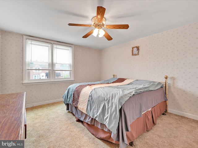 146 Academy Rd, Clifton Heights, PA 19018 - bedroom with carpet flooring and a ceiling fan