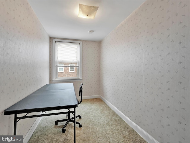 146 Academy Rd, Clifton Heights, PA 19018 - office featuring wallpapered walls and light carpet