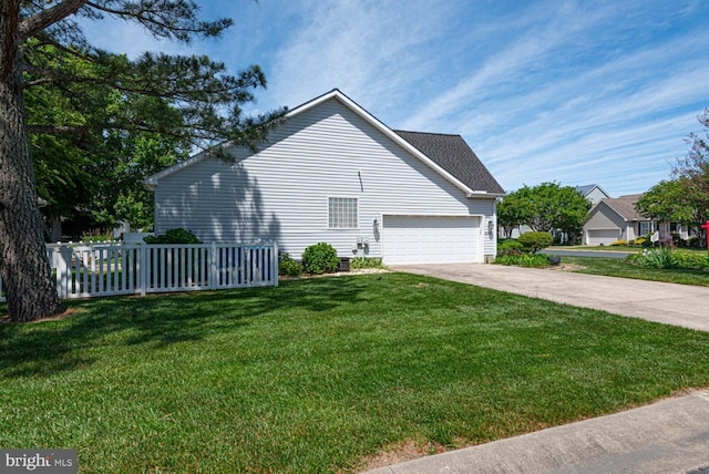 10127 Godspeed Dr, Ocean City, MD 21842 - view of side of home featuring driveway and a garage