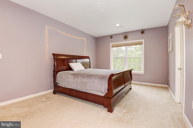 23166 Glenorchy Ct, Ashburn, VA 20148 - bedroom featuring light colored carpet, baseboards, and recessed lighting
