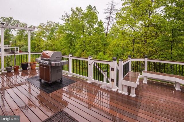 23166 Glenorchy Ct, Ashburn, VA 20148 - deck featuring a grill