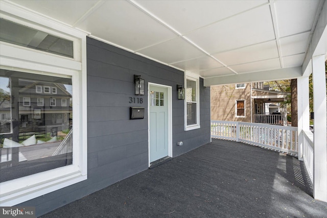 view of patio / terrace featuring a porch