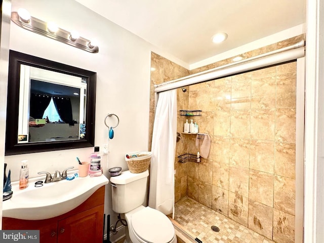 1431 N 17th St, Philadelphia, PA 19121 - bathroom featuring a stall shower, vanity, and toilet