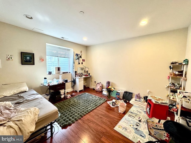 1431 N 17th St, Philadelphia, PA 19121 - bedroom with wood finished floors and recessed lighting