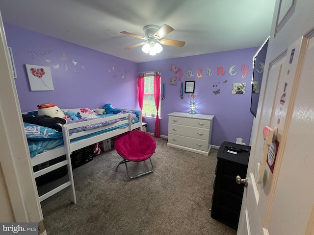 23 Cardinal Ln, Sicklerville, NJ 08081 - bedroom featuring carpet and a ceiling fan