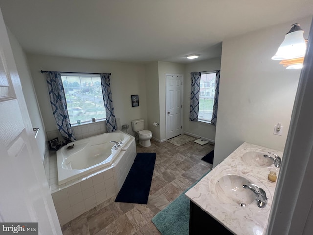 23 Cardinal Ln, Sicklerville, NJ 08081 - full bath featuring toilet, a bath, and double vanity