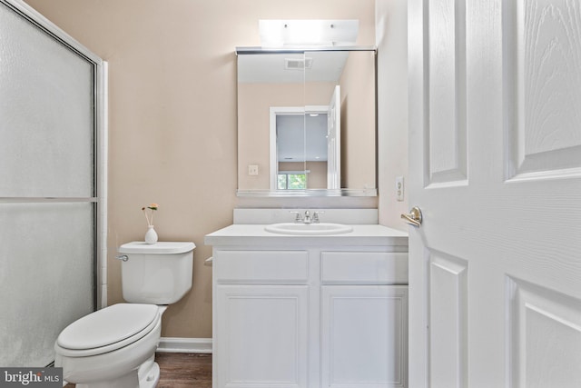 704 Dresher Woods Dr, Dresher, PA 19025 - full bathroom with vanity and a shower with shower door