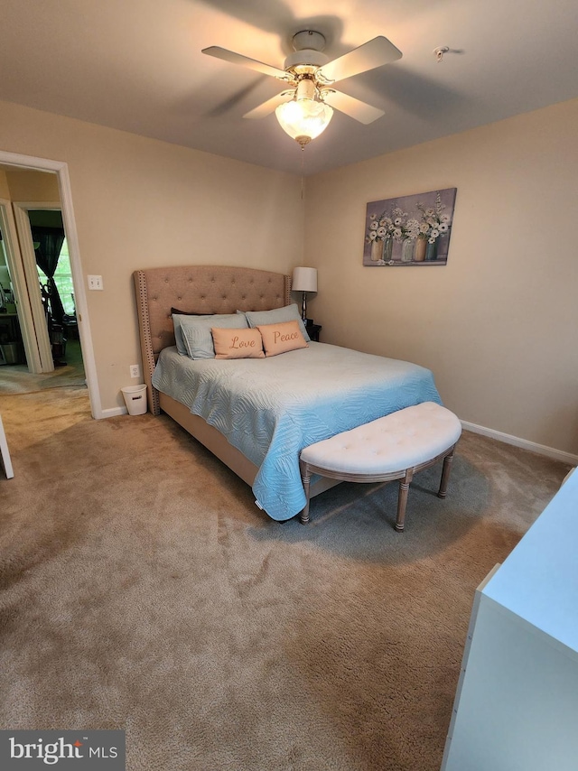 4806 Amberfield Way, Upper Marlboro, MD 20772 - carpeted bedroom featuring baseboards and ceiling fan