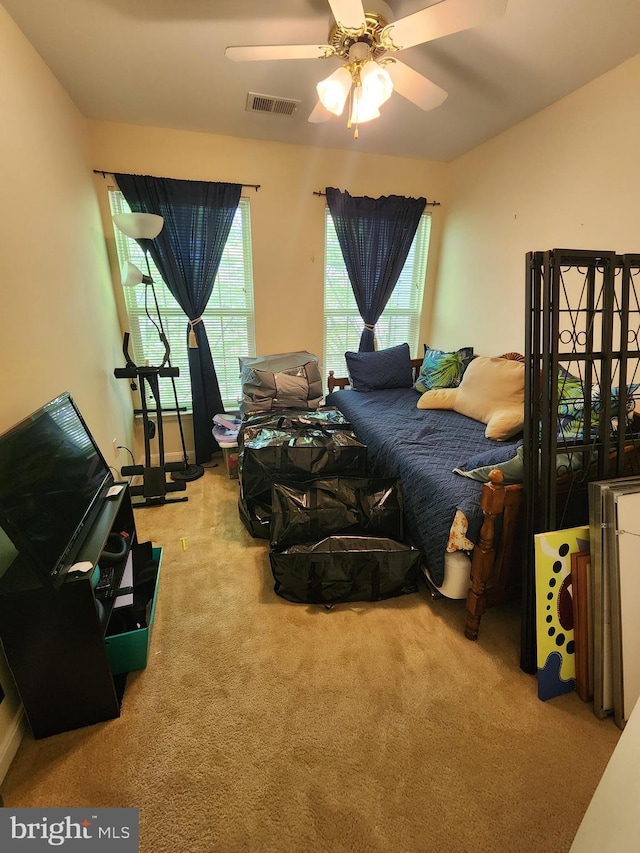 4806 Amberfield Way, Upper Marlboro, MD 20772 - bedroom with carpet flooring and ceiling fan