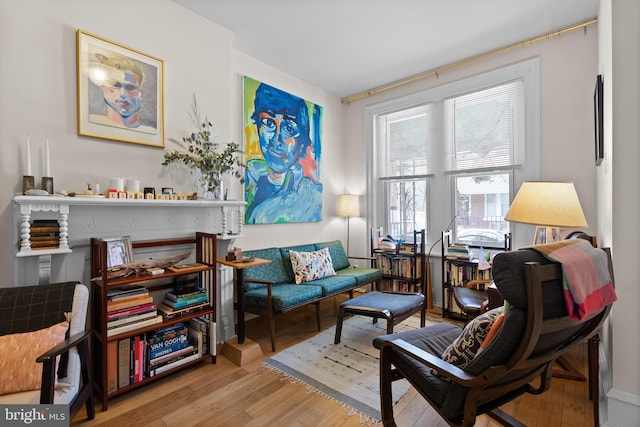 4734 Upland St, Philadelphia, PA 19143 - living area featuring wood finished floors
