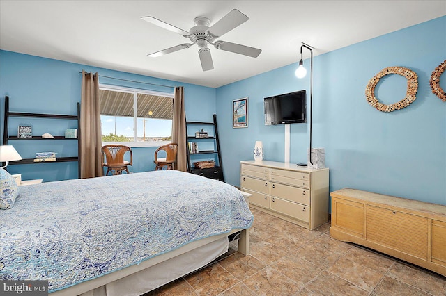 104 127th St Unit 326B, Ocean City, MD 21842 - bedroom with ceiling fan