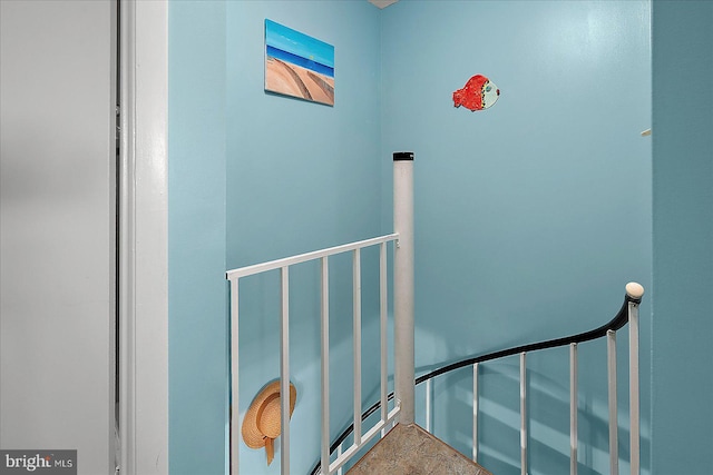 104 127th St Unit 326B, Ocean City, MD 21842 - stairs with concrete flooring