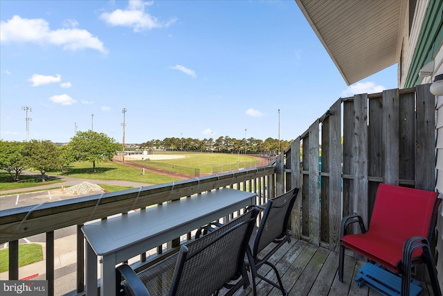 104 127th St Unit 326B, Ocean City, MD 21842 - balcony featuring view of golf course