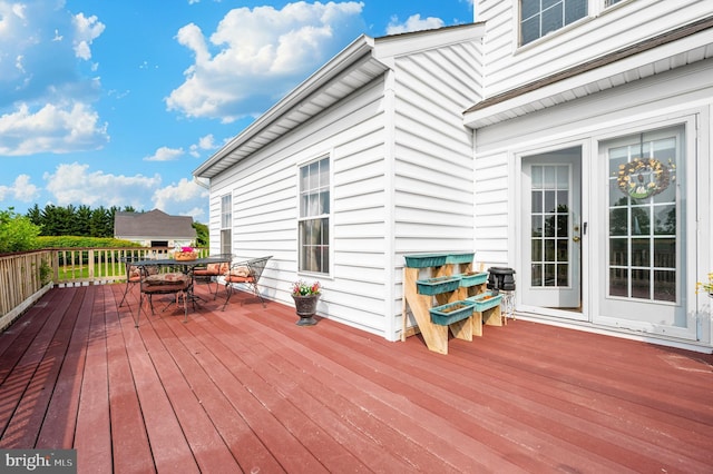 1280 Saint Michaels Rd, Mount Airy, MD 21771 - deck featuring outdoor dining space