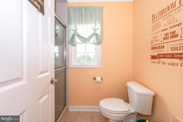 1280 Saint Michaels Rd, Mount Airy, MD 21771 - bathroom with toilet, tile patterned floors, and baseboards
