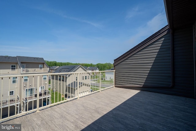 194 Green Poplar Loop, Clarksburg, MD 20871 - deck with a residential view