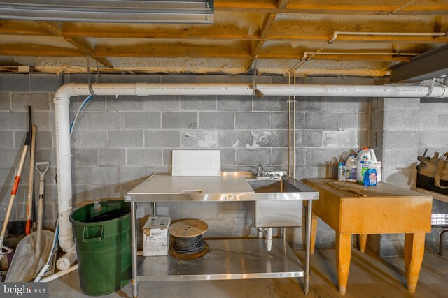3706 Bestpitch Ferry Rd, Cambridge, MD 21613 - view of unfinished basement