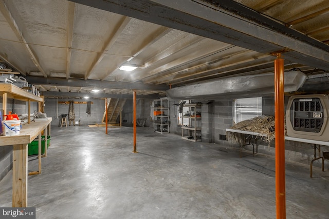 3706 Bestpitch Ferry Rd, Cambridge, MD 21613 - unfinished basement with heating unit