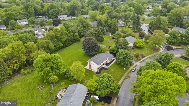 20 Hathaway Dr, Princeton Junction, NJ 08550 - aerial view of residential area with a tree filled landscape