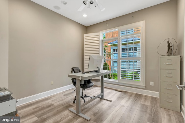 12723 Lady Somerset Ln, Fairfax, VA 22033 - office featuring baseboards and light wood-style floors