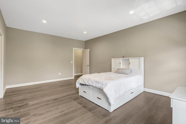 12723 Lady Somerset Ln, Fairfax, VA 22033 - bedroom with wood finished floors, baseboards, and recessed lighting