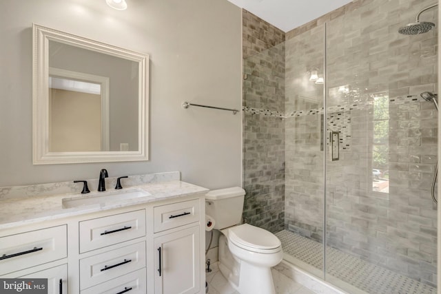 12723 Lady Somerset Ln, Fairfax, VA 22033 - full bath featuring a shower stall, vanity, and toilet