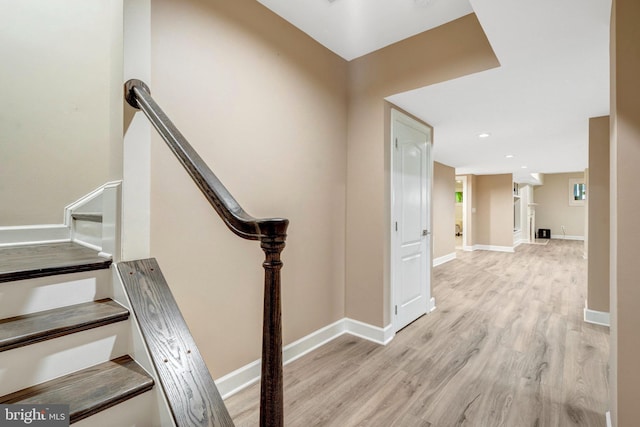 12723 Lady Somerset Ln, Fairfax, VA 22033 - stairs with wood finished floors and baseboards